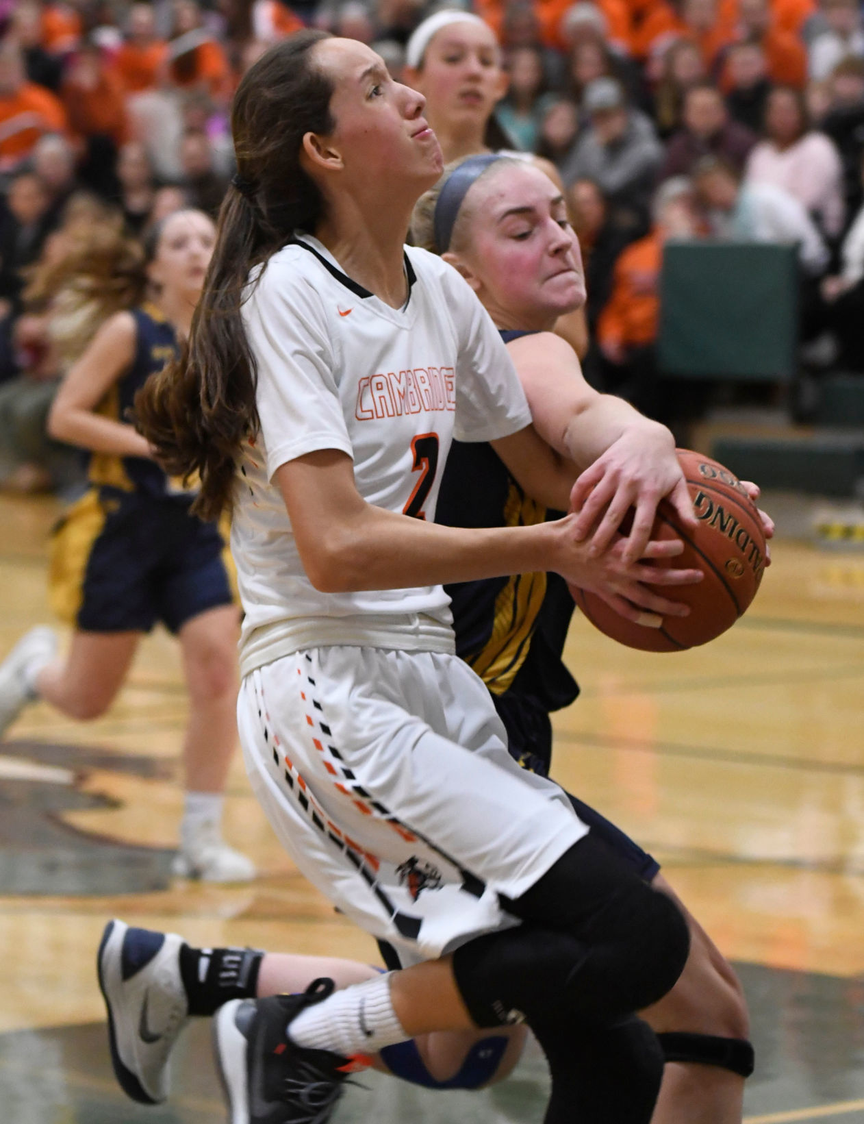 Girls basketball: Cambridge vs. Madrid-Waddington